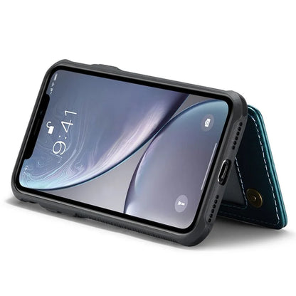 CASEME C22 Series For iPhone XR 6.1 inch Case RFID Blocking Litchi Texture Leather Phone Cover