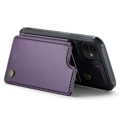 CASEME C22 Series for iPhone 12 / 12 Pro Case RFID Blocking Phone Cover with 4 Card Slots