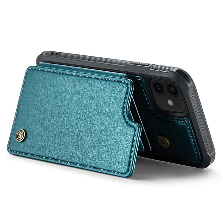 CASEME C22 Series for iPhone 12 / 12 Pro Case RFID Blocking Phone Cover with 4 Card Slots