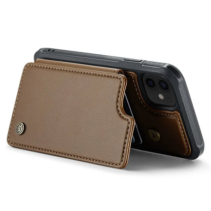 CASEME C22 Series for iPhone 12 / 12 Pro Case RFID Blocking Phone Cover with 4 Card Slots