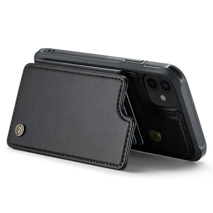 CASEME C22 Series for iPhone 12 / 12 Pro Case RFID Blocking Phone Cover with 4 Card Slots