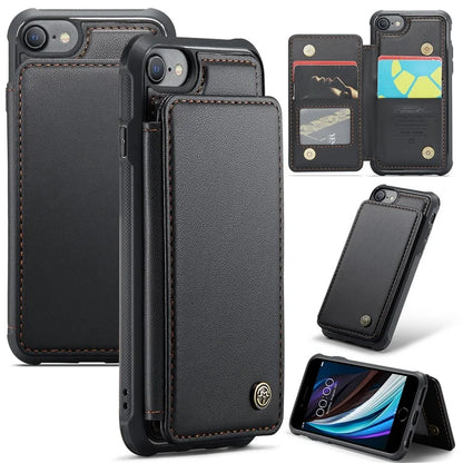CASEME C22 Series for iPhone 6 / 6s / 7 / 8 / SE (2020) / SE (2022) Case Card Holder Phone Kickstand Cover