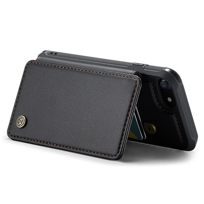 CASEME C22 Series for iPhone 6 / 6s / 7 / 8 / SE (2020) / SE (2022) Case Card Holder Phone Kickstand Cover
