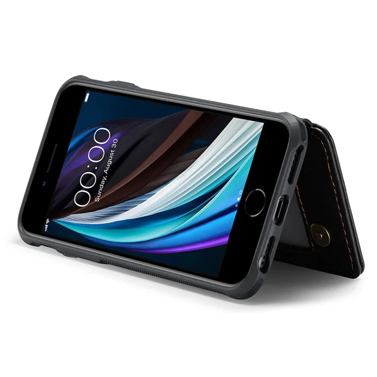 CASEME C22 Series for iPhone 6 / 6s / 7 / 8 / SE (2020) / SE (2022) Case Card Holder Phone Kickstand Cover