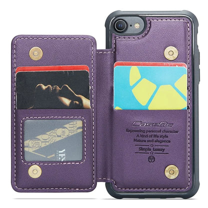 CASEME C22 Series for iPhone 6 / 6s / 7 / 8 / SE (2020) / SE (2022) Case Card Holder Phone Kickstand Cover