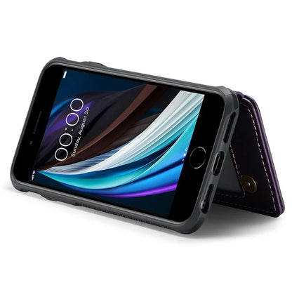 CASEME C22 Series for iPhone 6 / 6s / 7 / 8 / SE (2020) / SE (2022) Case Card Holder Phone Kickstand Cover