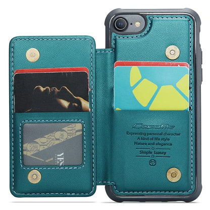 CASEME C22 Series for iPhone 6 / 6s / 7 / 8 / SE (2020) / SE (2022) Case Card Holder Phone Kickstand Cover