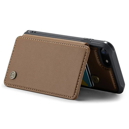 CASEME C22 Series for iPhone 6 / 6s / 7 / 8 / SE (2020) / SE (2022) Case Card Holder Phone Kickstand Cover