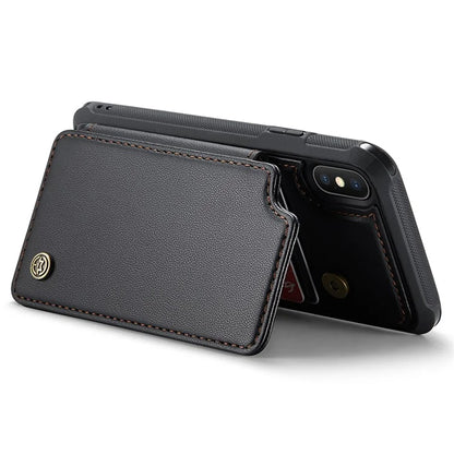 CASEME C22 Series for iPhone XS Max 6.5 inch Case PU+TPU RFID Blocking Phone Cover