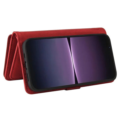 KT Multi-Functional Series-2 For Sony Xperia 1 V Case Zipper Leather Wallet Phone Protector