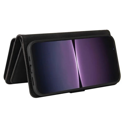 KT Multi-Functional Series-2 For Sony Xperia 1 V Case Zipper Leather Wallet Phone Protector