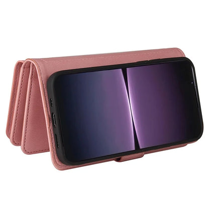 KT Multi-Functional Series-2 For Sony Xperia 1 V Case Zipper Leather Wallet Phone Protector