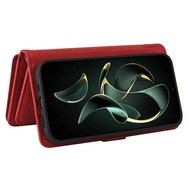 KT Multi-Functional Series-2 For Xiaomi 13T / 13T Pro / Redmi K60 Ultra Case Zipper Anti-scratch Cell Phone Cover