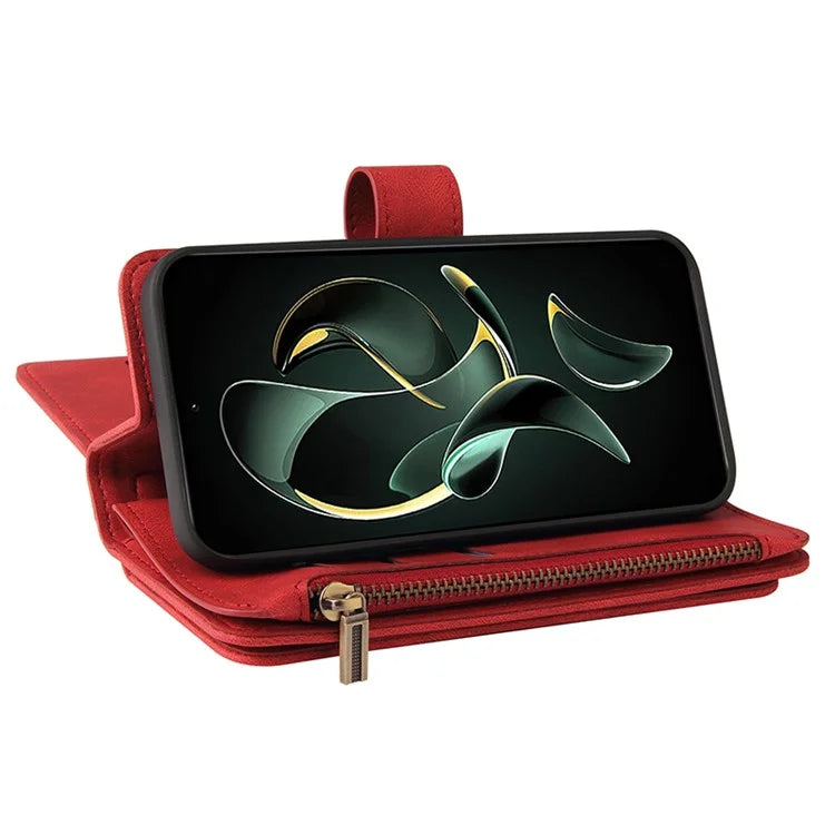 KT Multi-Functional Series-2 For Xiaomi 13T / 13T Pro / Redmi K60 Ultra Case Zipper Anti-scratch Cell Phone Cover