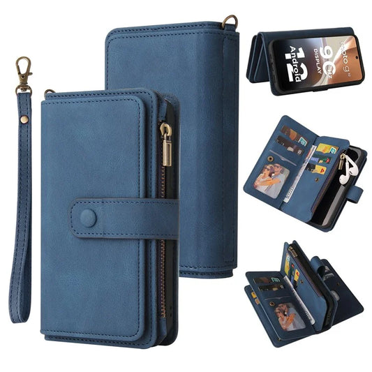 KT Multi-Functional Series-2 For Motorola Moto G32 4G Case Anti-drop Leather Wallet Mobile Phone Cover