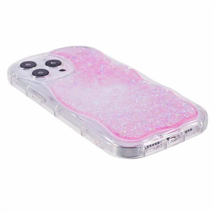 JTW Series for iPhone 15 Pro Case Glitter Sequins Epoxy TPU Phone Protector