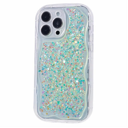 JTW Series for iPhone 15 Pro Case Glitter Sequins Epoxy TPU Phone Protector