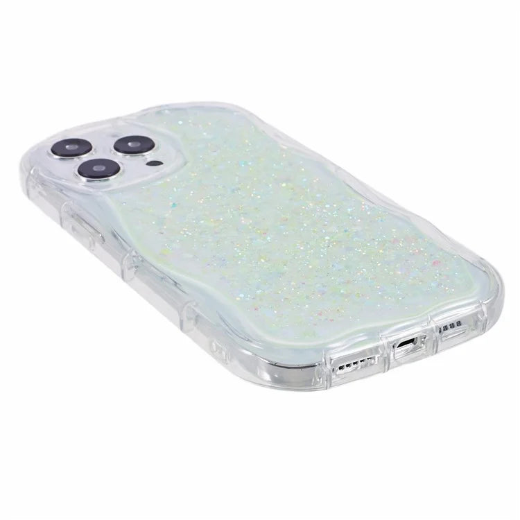 JTW Series for iPhone 15 Pro Case Glitter Sequins Epoxy TPU Phone Protector