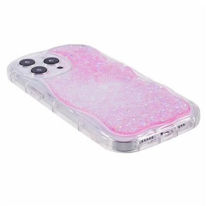 JTW Series for iPhone 12 Pro Epoxy Case Glitter Sequins TPU Back Cover