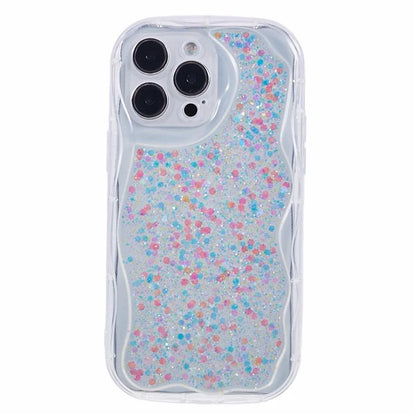 JTW Series for iPhone 12 Pro Epoxy Case Glitter Sequins TPU Back Cover