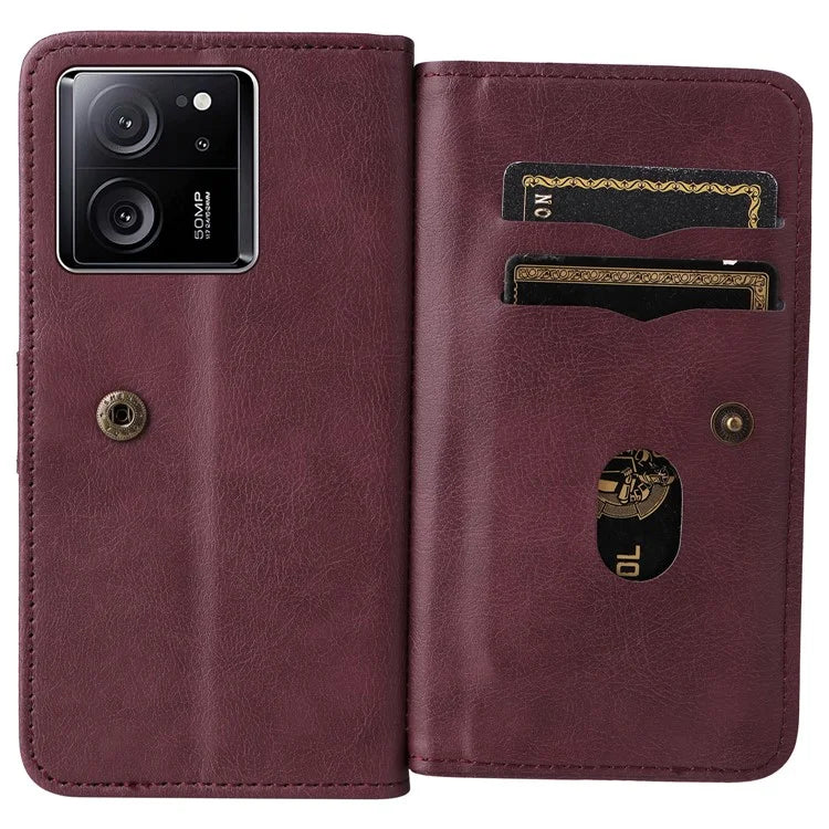 KT Multi-functional Series-1 For Xiaomi 13T / 13T Pro / Redmi K60 Ultra Case Wallet Leather Phone Cover
