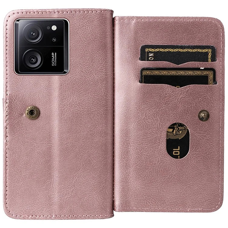 KT Multi-functional Series-1 For Xiaomi 13T / 13T Pro / Redmi K60 Ultra Case Wallet Leather Phone Cover