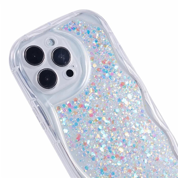 JTW Series for iPhone 13 Pro Max Case Epoxy Glitter Sequins Anti-scratch Phone Cover