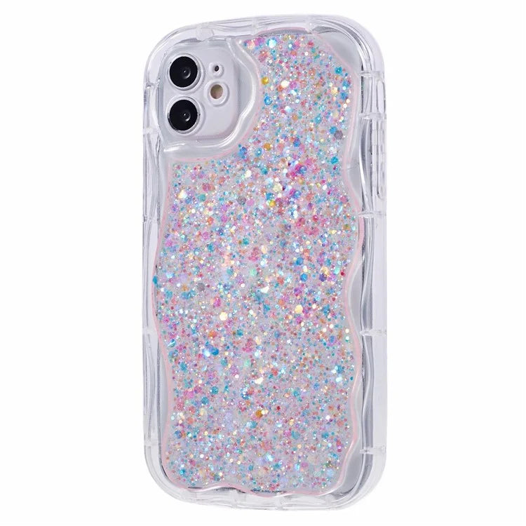 JTW Series for iPhone 11 Case Epoxy Glitter Sequins Phone Cover
