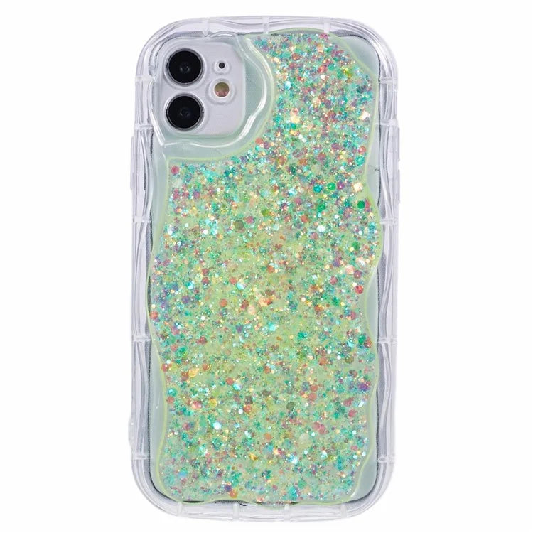 JTW Series for iPhone 11 Case Epoxy Glitter Sequins Phone Cover