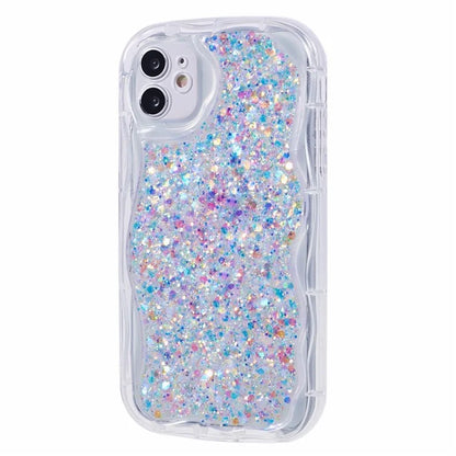 JTW Series for iPhone 11 Case Epoxy Glitter Sequins Phone Cover