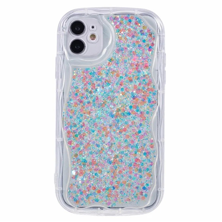 JTW Series for iPhone 11 Case Epoxy Glitter Sequins Phone Cover