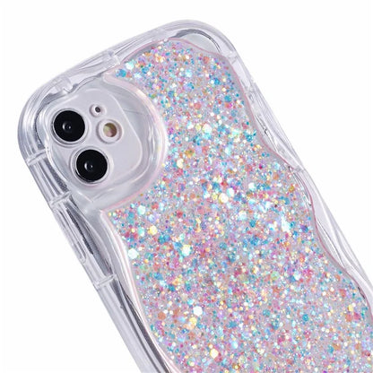 JTW Series for iPhone 12 Case Shiny Sequins Epoxy Protective Phone Cover