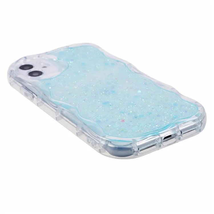 JTW Series for iPhone 12 Case Shiny Sequins Epoxy Protective Phone Cover