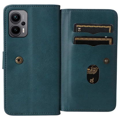 KT Multi-functional Series-1 For Xiaomi Poco X4 GT 5G / Redmi K50i 5G / Note 12T Pro 5G / Note 11T Pro 5G / Note 11T Pro+ 5G Case Leather Cover