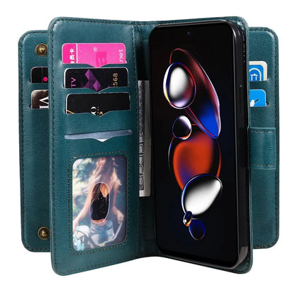 KT Multi-functional Series-1 For Xiaomi Poco X4 GT 5G / Redmi K50i 5G / Note 12T Pro 5G / Note 11T Pro 5G / Note 11T Pro+ 5G Case Leather Cover