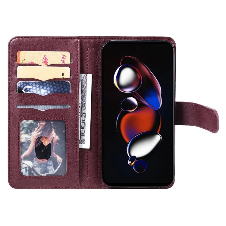 KT Multi-functional Series-1 For Xiaomi Poco X4 GT 5G / Redmi K50i 5G / Note 12T Pro 5G / Note 11T Pro 5G / Note 11T Pro+ 5G Case Leather Cover