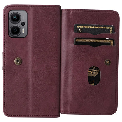KT Multi-functional Series-1 For Xiaomi Poco X4 GT 5G / Redmi K50i 5G / Note 12T Pro 5G / Note 11T Pro 5G / Note 11T Pro+ 5G Case Leather Cover