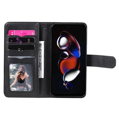 KT Multi-functional Series-1 For Xiaomi Poco X4 GT 5G / Redmi K50i 5G / Note 12T Pro 5G / Note 11T Pro 5G / Note 11T Pro+ 5G Case Leather Cover