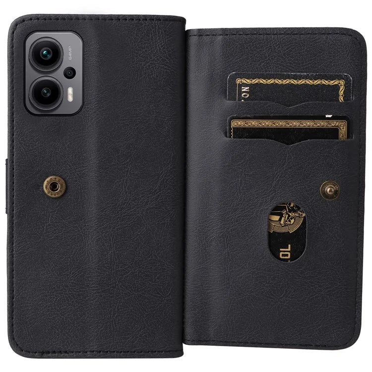 KT Multi-functional Series-1 For Xiaomi Poco X4 GT 5G / Redmi K50i 5G / Note 12T Pro 5G / Note 11T Pro 5G / Note 11T Pro+ 5G Case Leather Cover