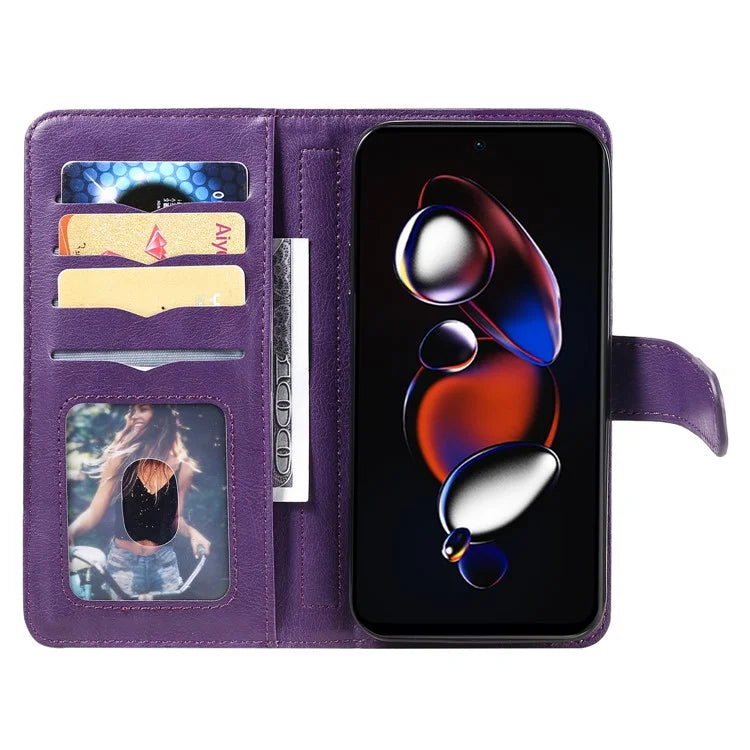 KT Multi-functional Series-1 For Xiaomi Poco X4 GT 5G / Redmi K50i 5G / Note 12T Pro 5G / Note 11T Pro 5G / Note 11T Pro+ 5G Case Leather Cover