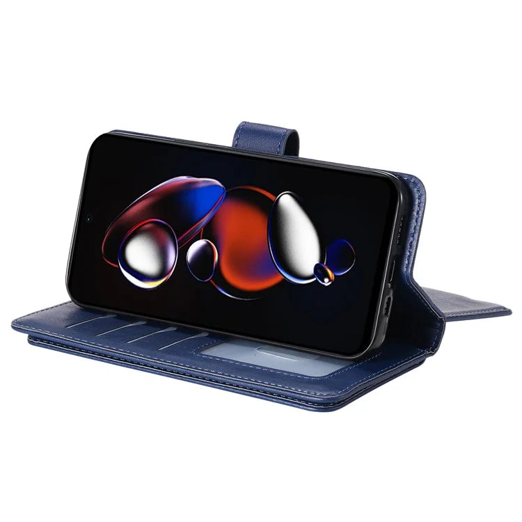KT Multi-functional Series-1 For Xiaomi Poco X4 GT 5G / Redmi K50i 5G / Note 12T Pro 5G / Note 11T Pro 5G / Note 11T Pro+ 5G Case Leather Cover