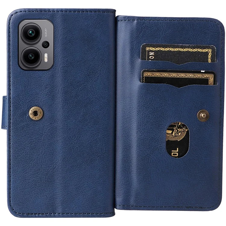 KT Multi-functional Series-1 For Xiaomi Poco X4 GT 5G / Redmi K50i 5G / Note 12T Pro 5G / Note 11T Pro 5G / Note 11T Pro+ 5G Case Leather Cover