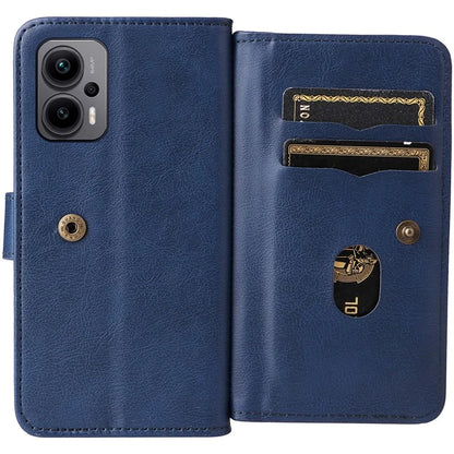 KT Multi-functional Series-1 For Xiaomi Poco X4 GT 5G / Redmi K50i 5G / Note 12T Pro 5G / Note 11T Pro 5G / Note 11T Pro+ 5G Case Leather Cover
