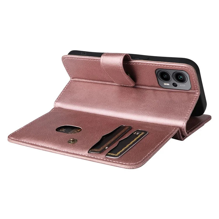 KT Multi-functional Series-1 For Xiaomi Poco X4 GT 5G / Redmi K50i 5G / Note 12T Pro 5G / Note 11T Pro 5G / Note 11T Pro+ 5G Case Leather Cover