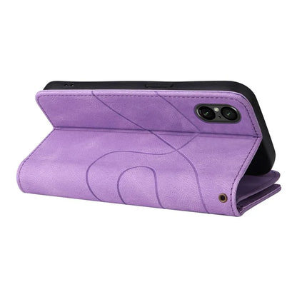 KT Multi-function Series-5 For Sony Xperia 5 V Anti-Scratch Phone Case Leather Stand Magnetic Wallet Cover