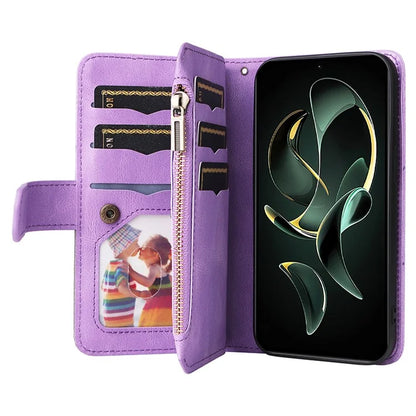 KT Multi-function Series-5 For Xiaomi 13T / 13T Pro / Redmi K60 Ultra Case Wallet Leather Phone Stand Cover