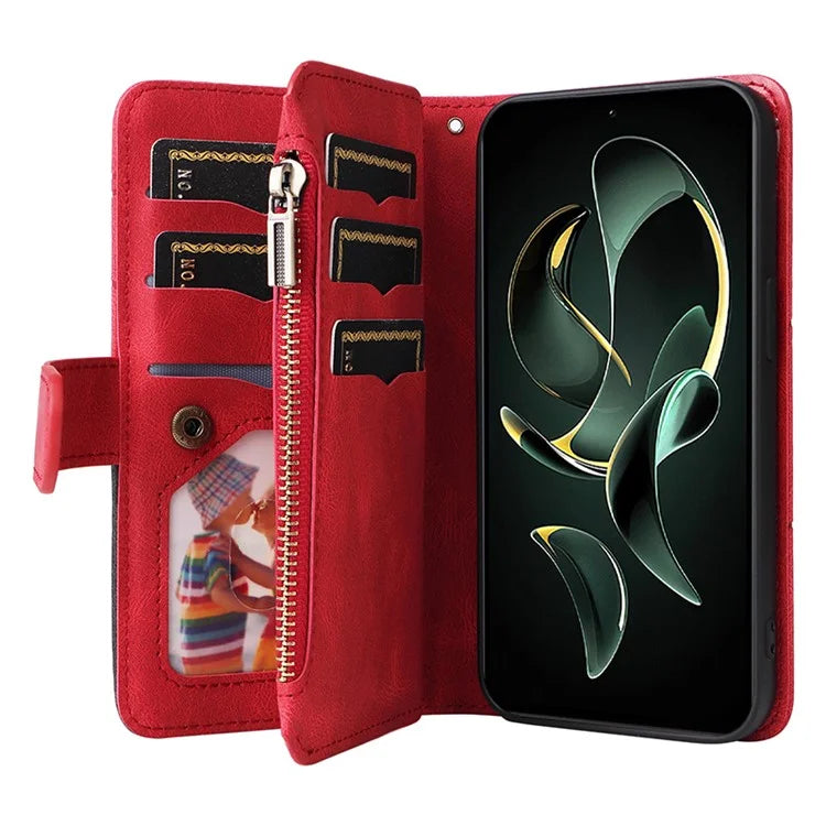 KT Multi-function Series-5 For Xiaomi 13T / 13T Pro / Redmi K60 Ultra Case Wallet Leather Phone Stand Cover