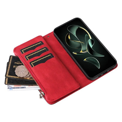 KT Multi-function Series-5 For Xiaomi 13T / 13T Pro / Redmi K60 Ultra Case Wallet Leather Phone Stand Cover