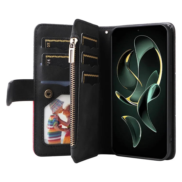 KT Multi-function Series-5 For Xiaomi 13T / 13T Pro / Redmi K60 Ultra Case Wallet Leather Phone Stand Cover