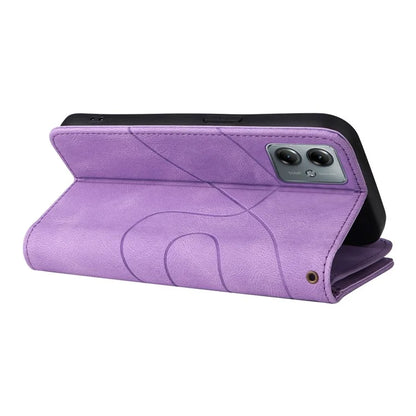 KT Multi-function Series-5 Phone Case for Motorola Moto G14 4G Leather Phone Stand Cover Magnetic Wallet